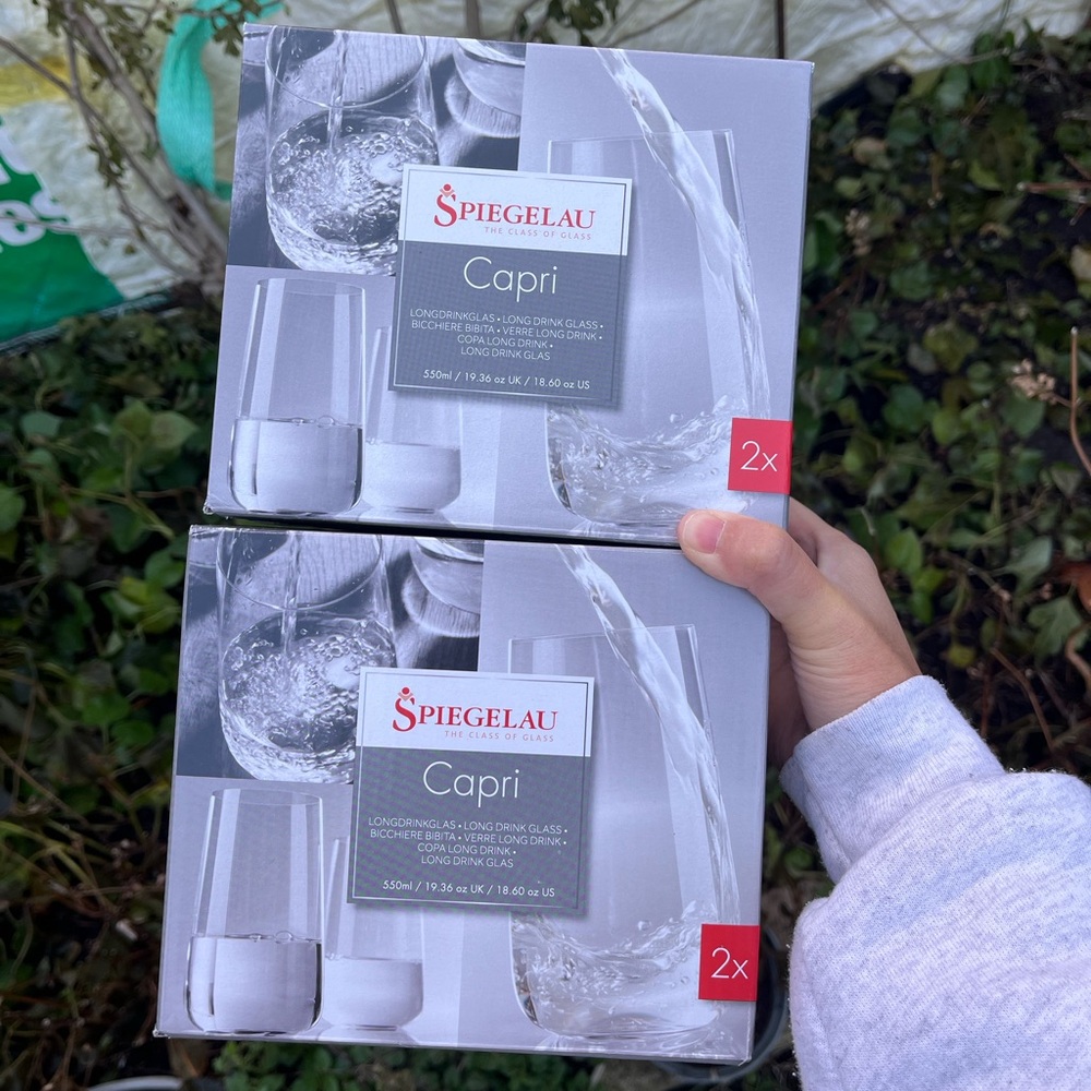 Spiegelau Capri Long Drink Glass 2 Sets🧊🥃